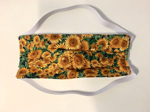 Face Mask - Sunflowers (ADULT)