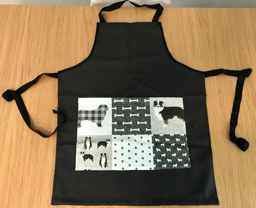 Australian Shepherd Apron - Black Tri