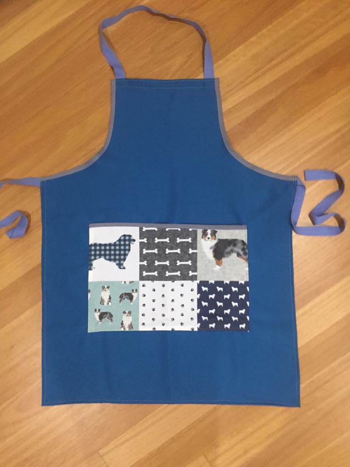 Australian Shepherd Apron - Blue Merle