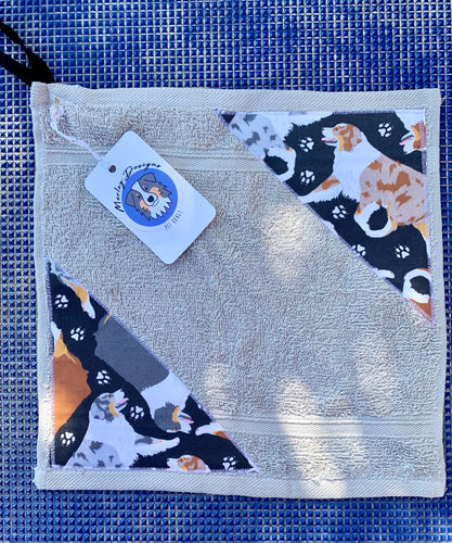 Australian Shepherd Hand Towel - Trotting Aussies