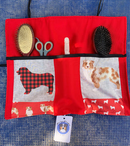 Australian Shepherd Grooming Tool Wrap - Red Merle